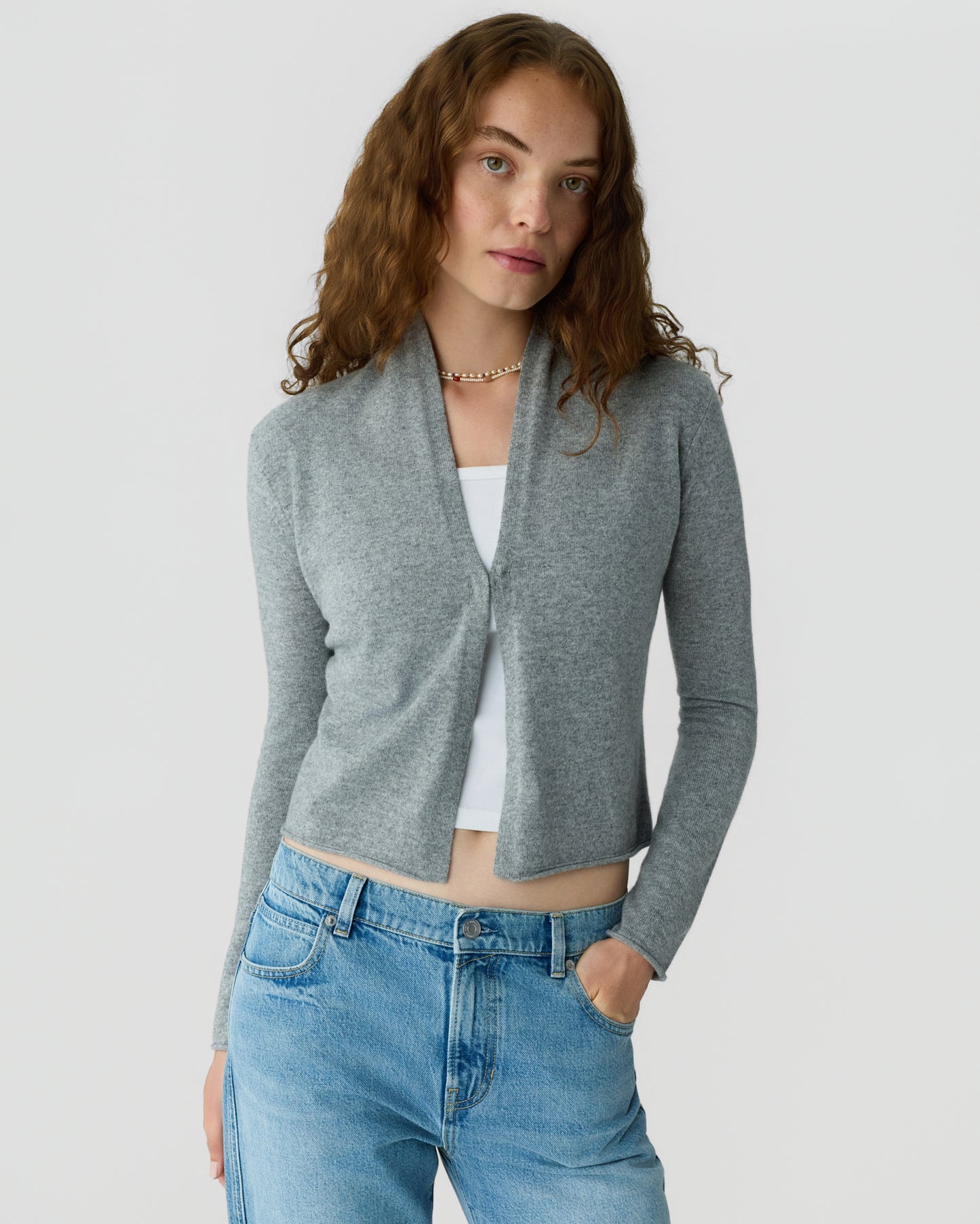 Stealth Cardigan - Heather Grey
