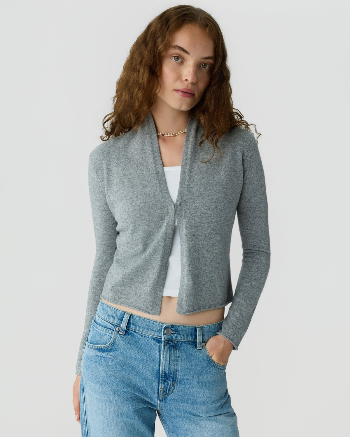 Stealth Cardigan - Heather Grey