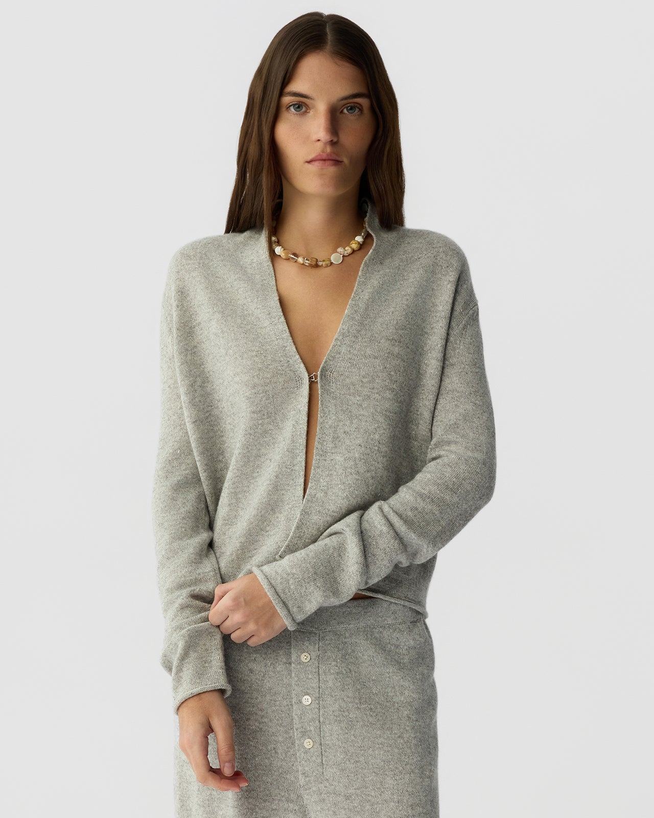 Stealth Cardigan - Stone – Guest In Residence