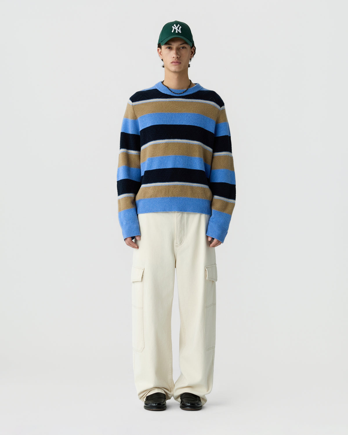 Stripe Crew - Delft Blue Combo