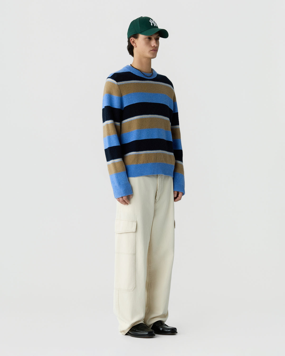 Stripe Crew - Delft Blue Combo