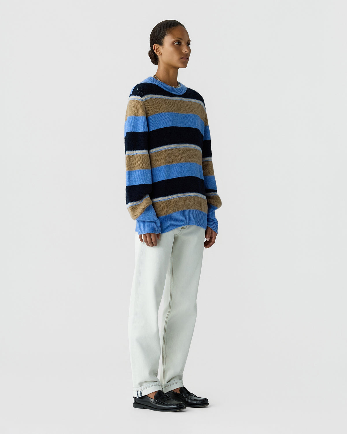 Stripe Crew - Delft Blue Combo