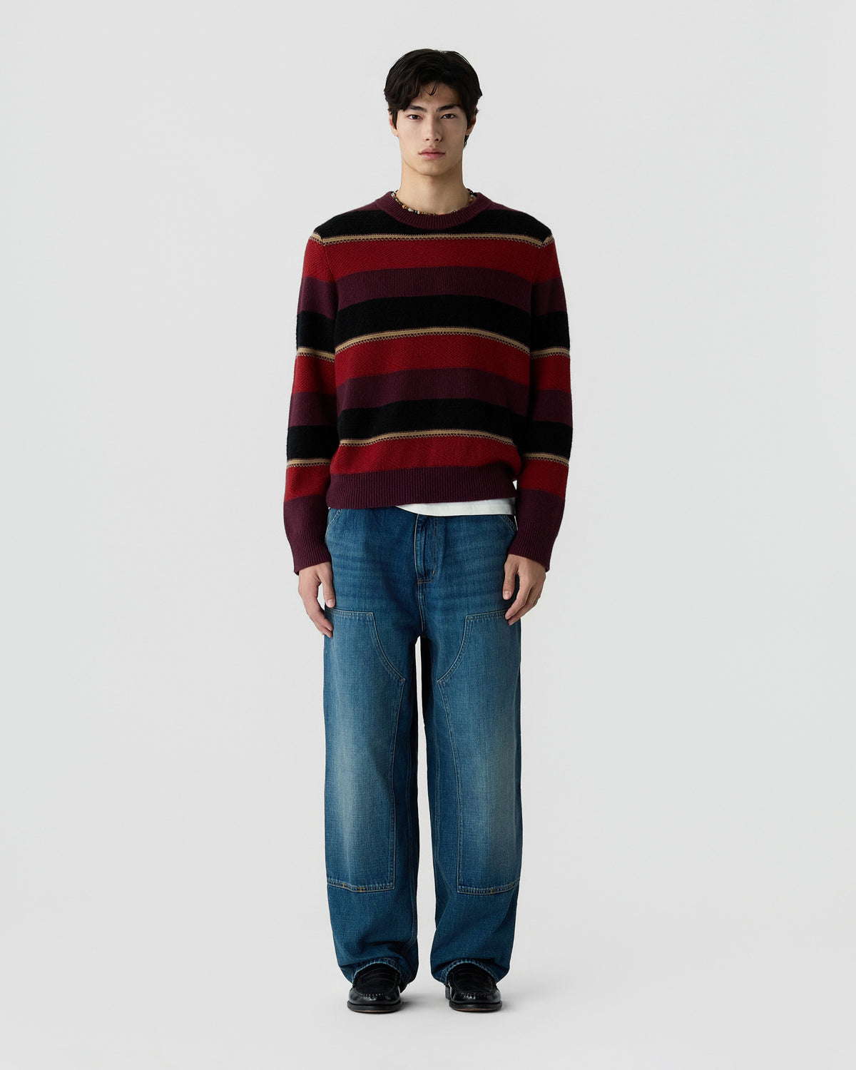 Stripe Crew - Fig Combo