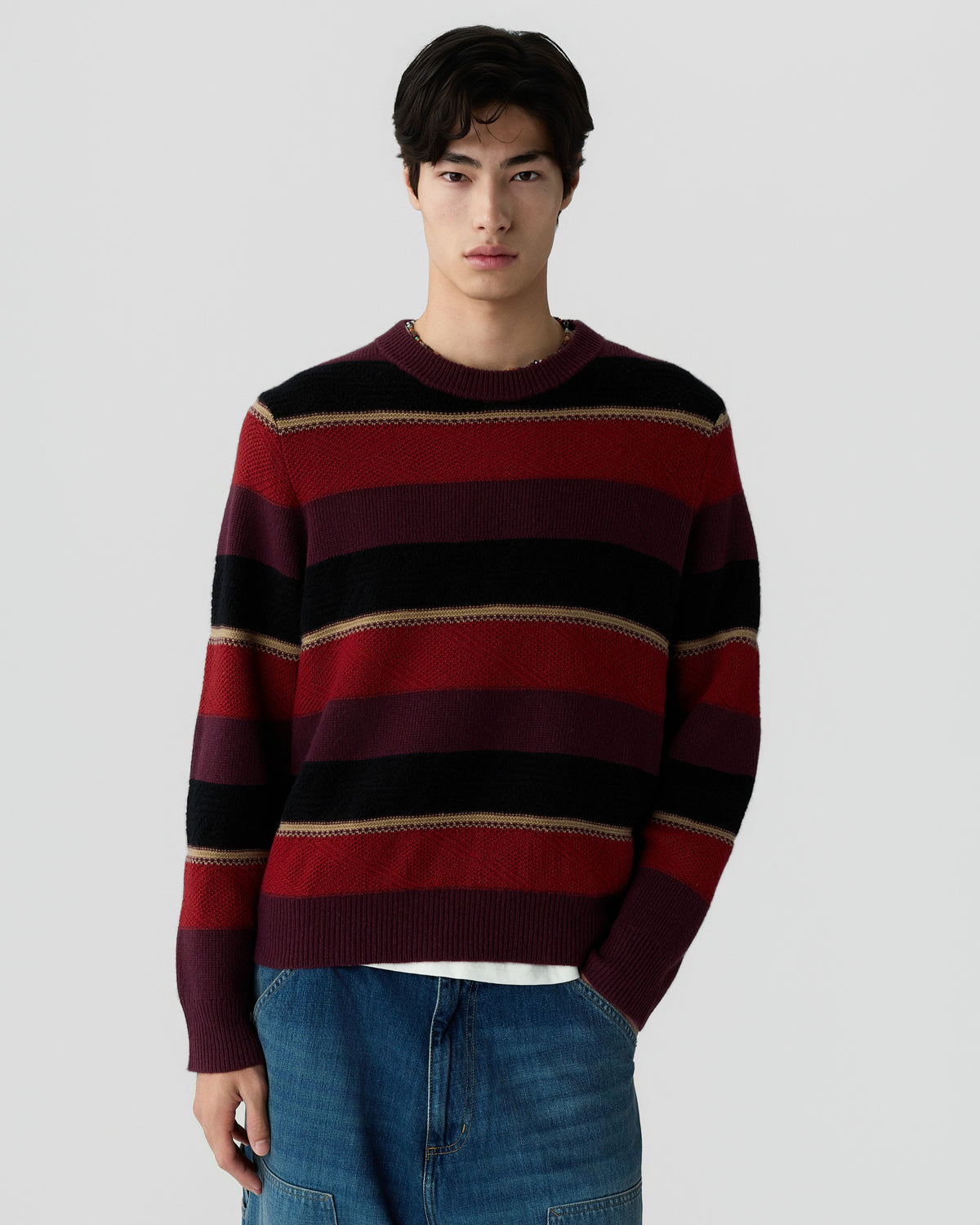 Stripe Crew - Fig Combo