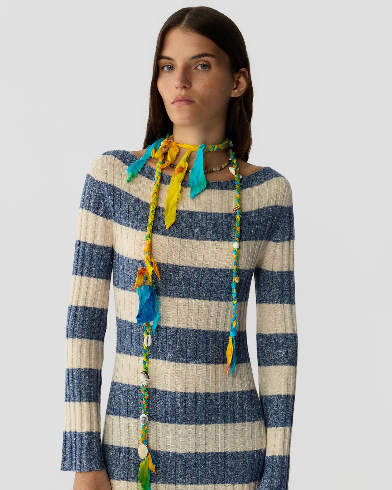 Striped Rib Dress