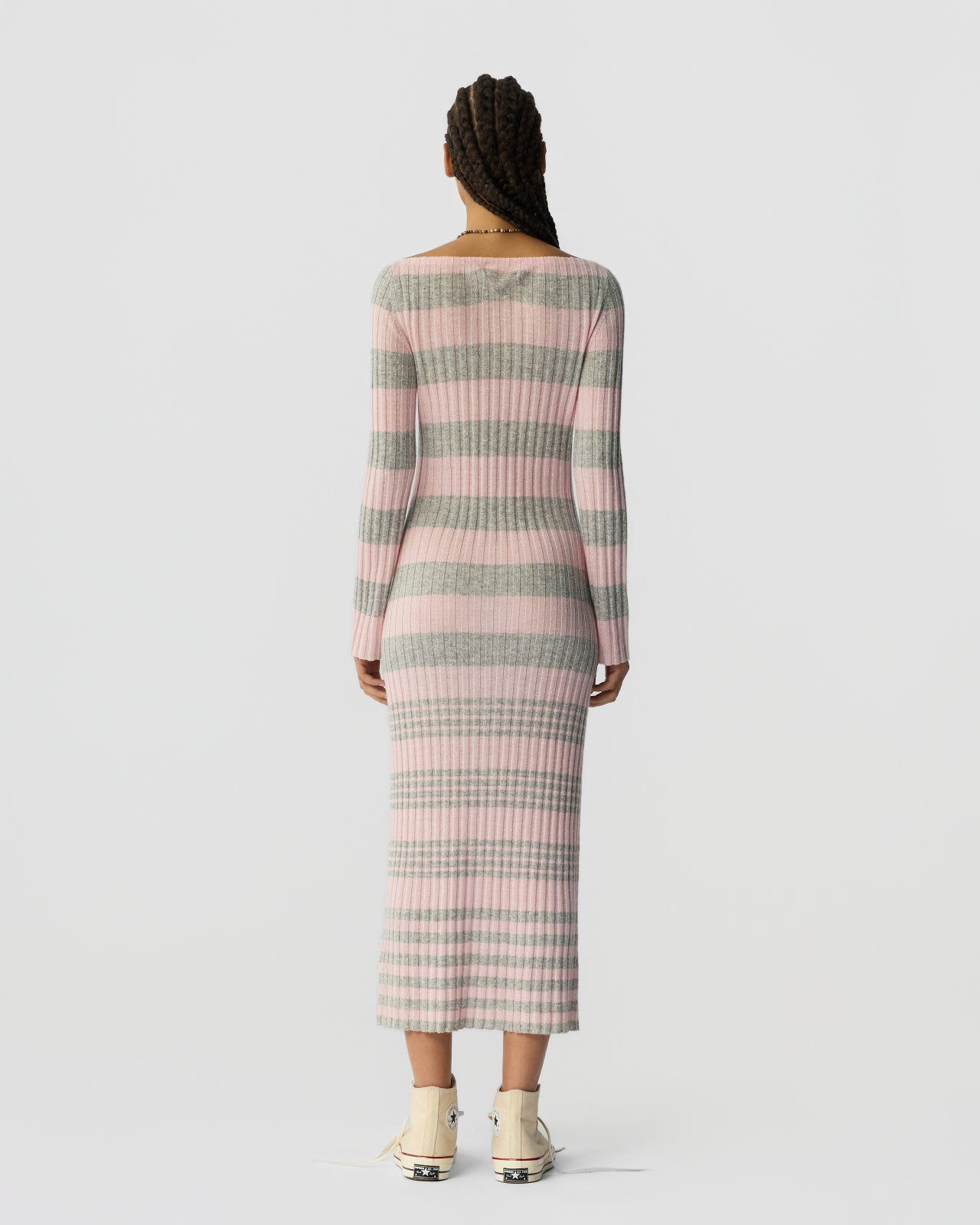 Striped Rib Dress