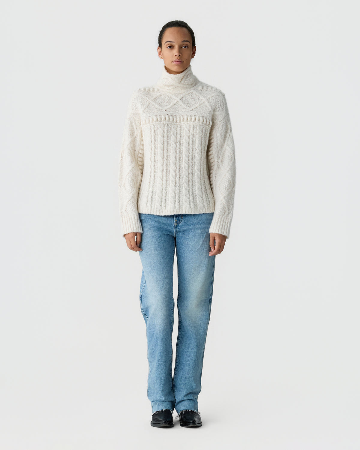 Super Cloud Turtleneck - Cream