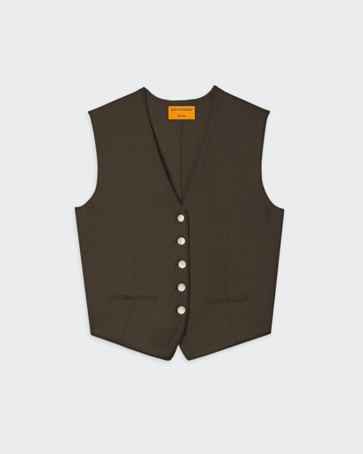 Tailored Vest - Chestnut