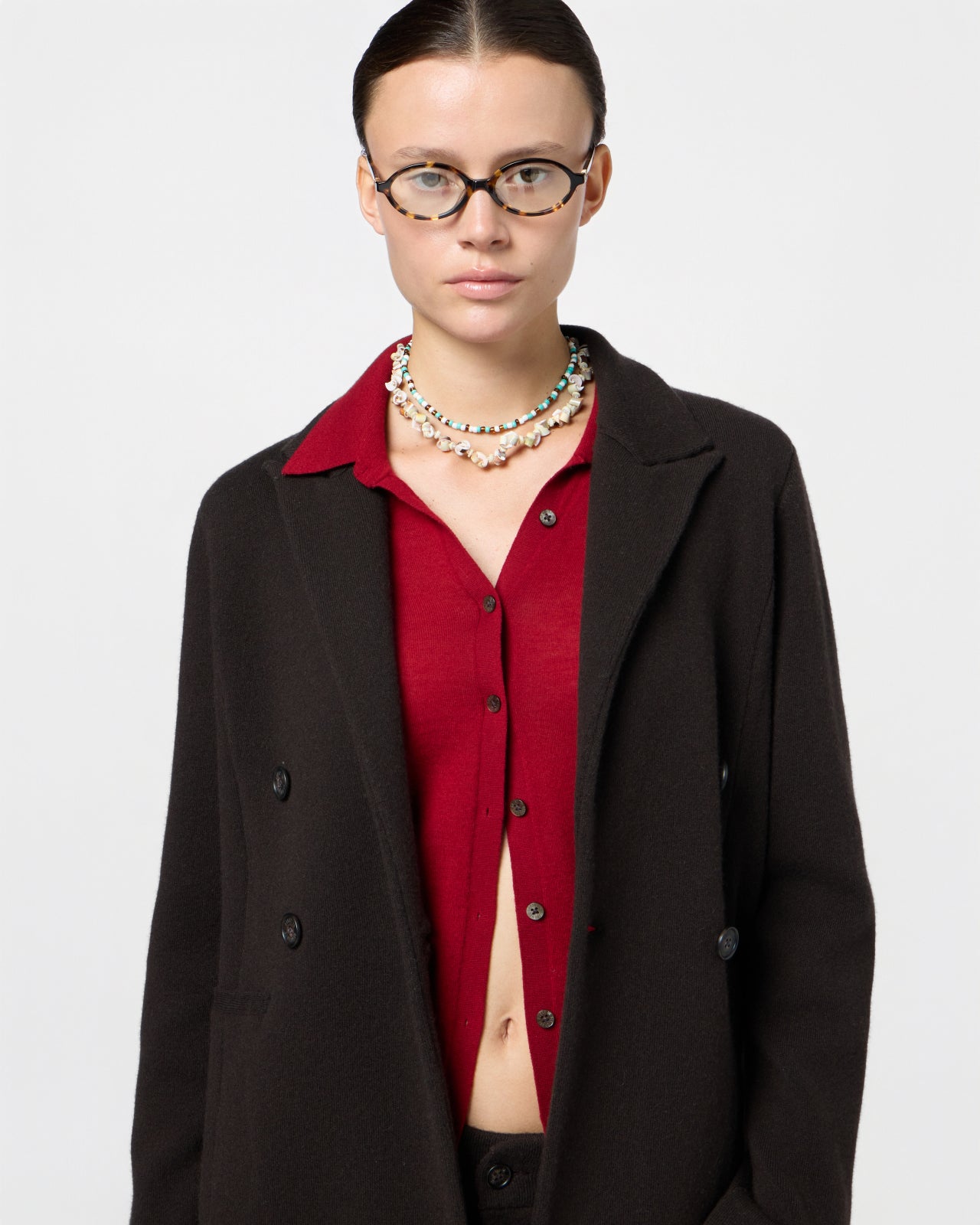 Tailored Blazer - Burnt Cocoa