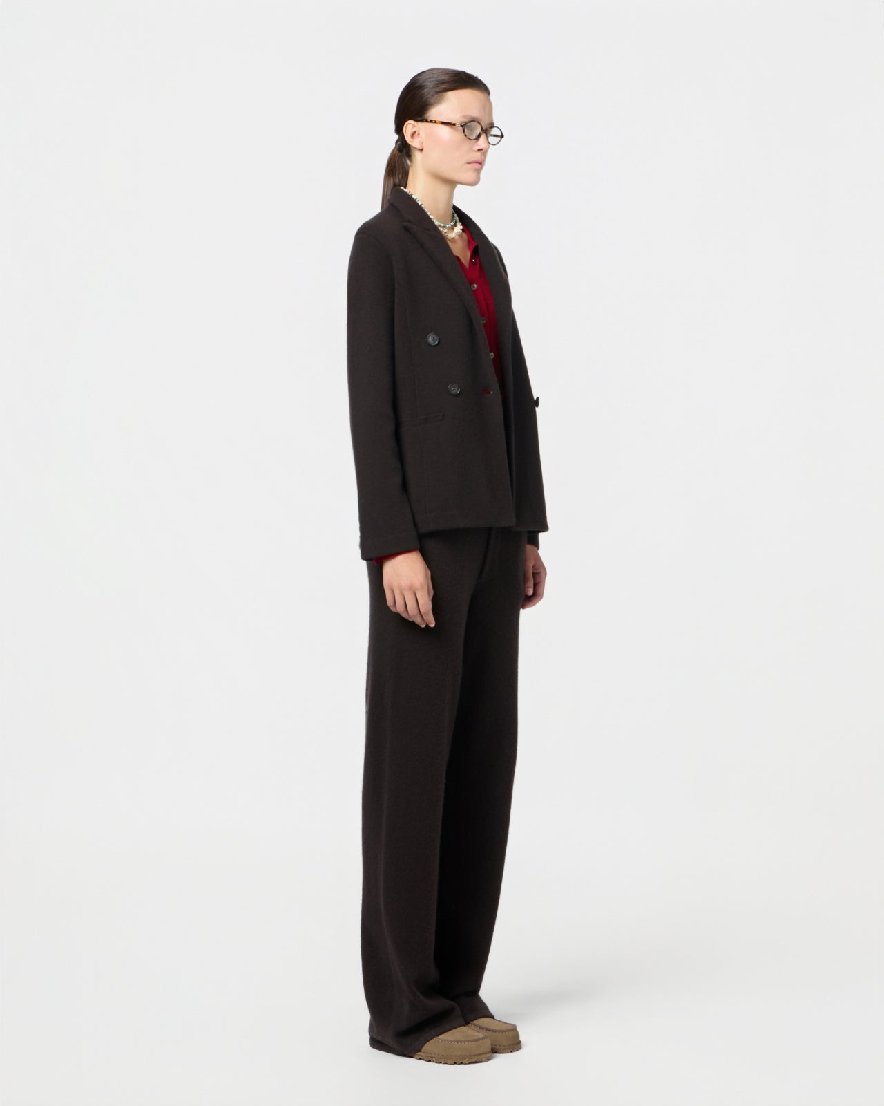 Tailored Blazer - Burnt Cocoa