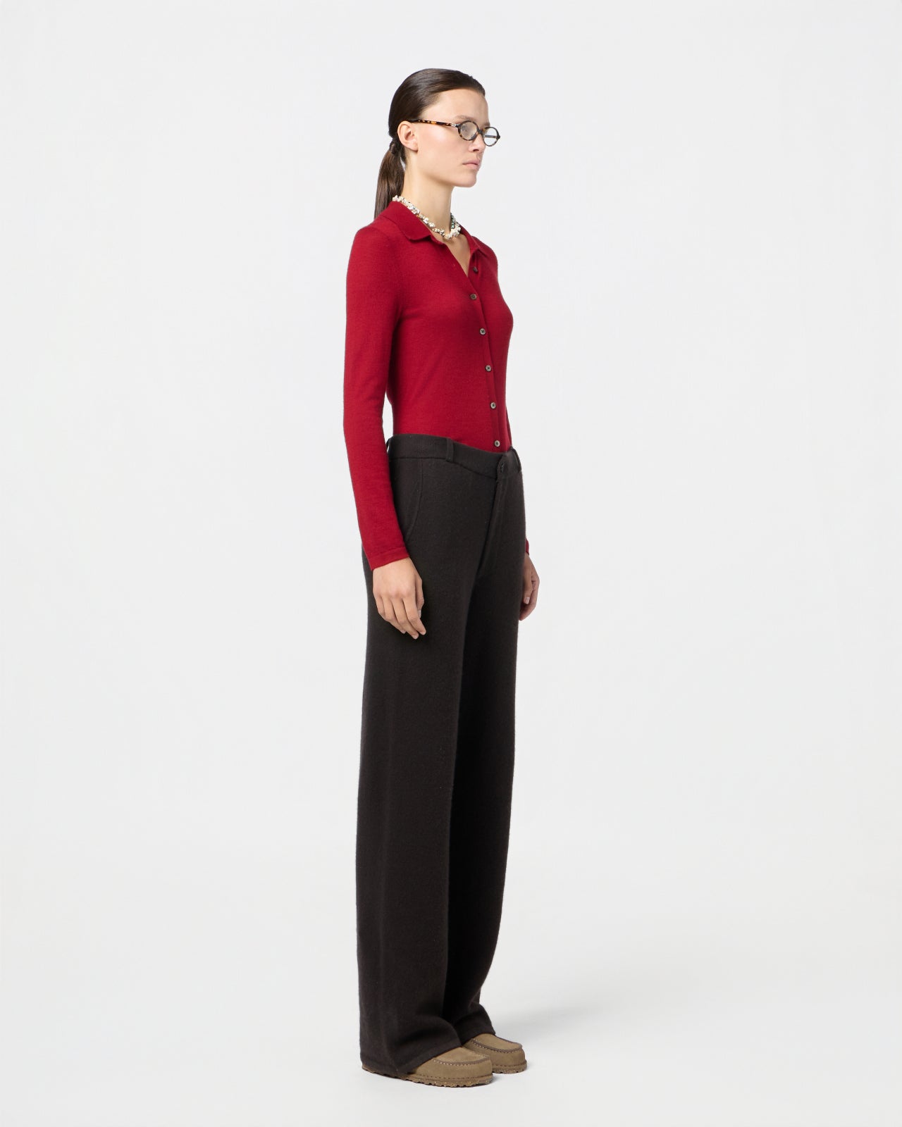 Tailored Trouser - Burnt Cocoa