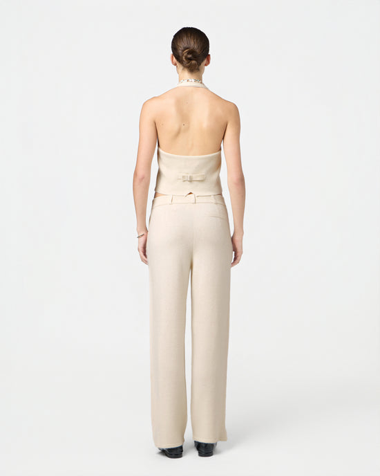 Creamy Tailored Trousers
