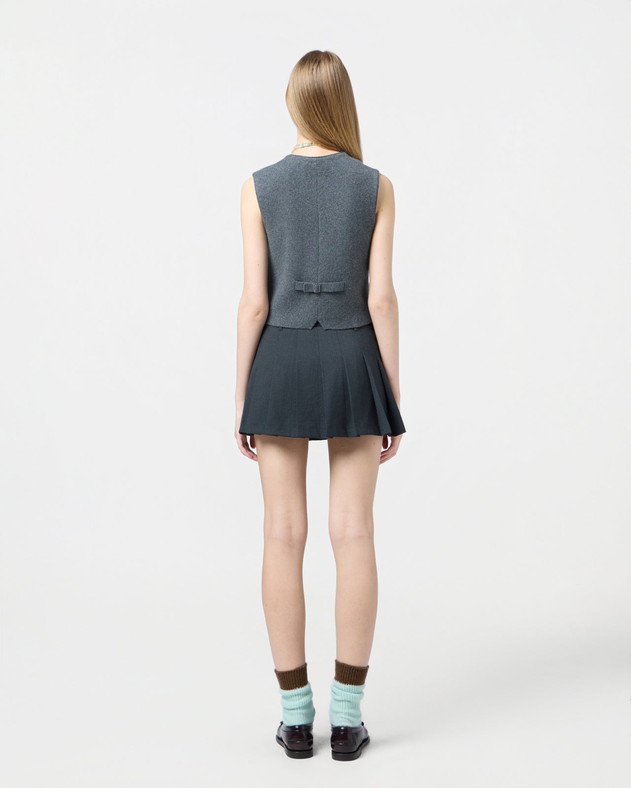 Tailored Vest - Charcoal