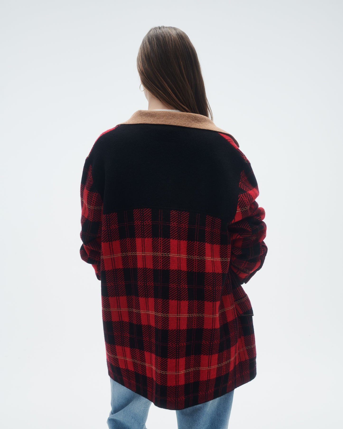 Tartan Industry Jacket - True Red Combo