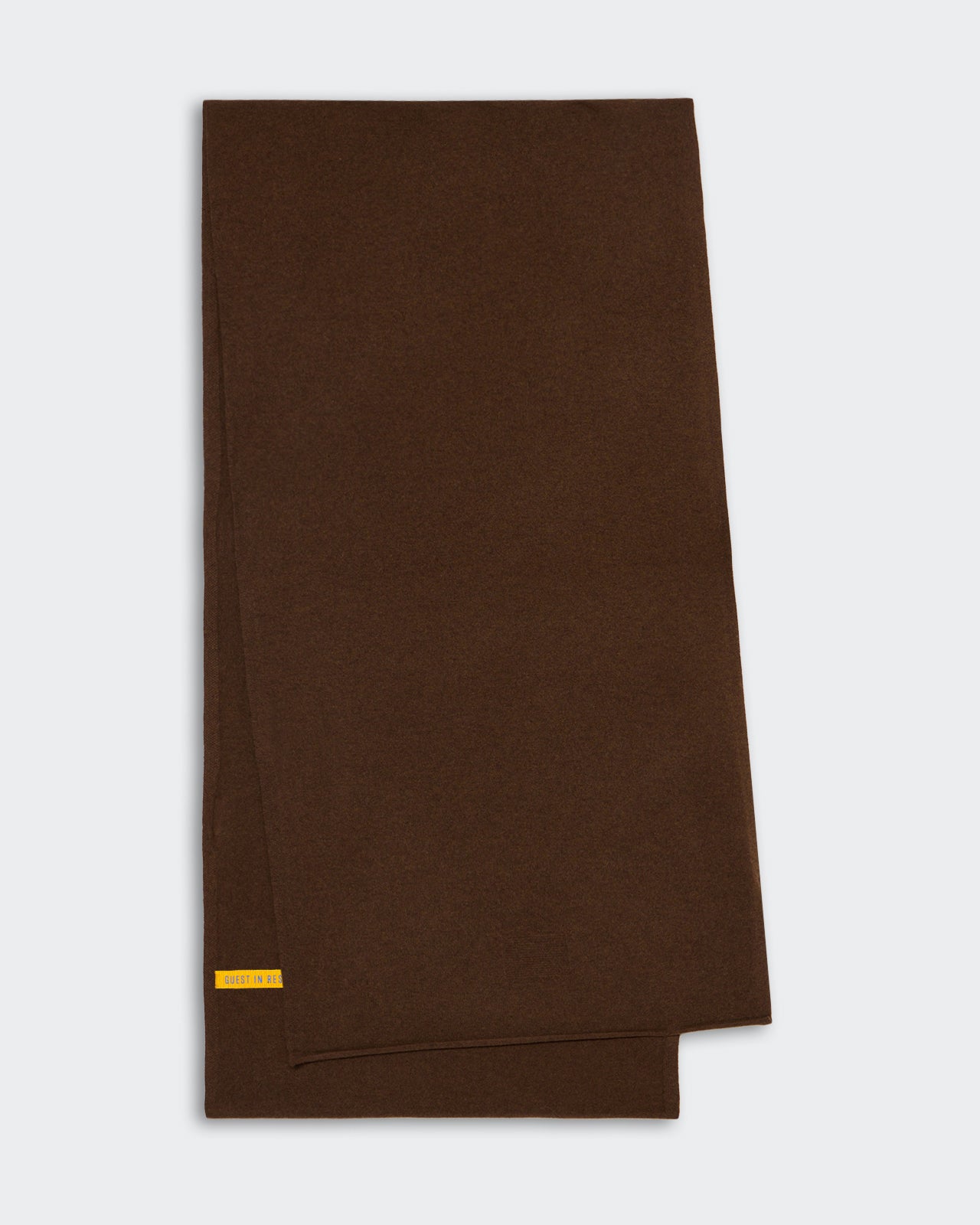 The Big Scarf - Chestnut, lightweight 74x19 inch cashmere scarf with jersey roll hem, premium from Inner Mongolia.