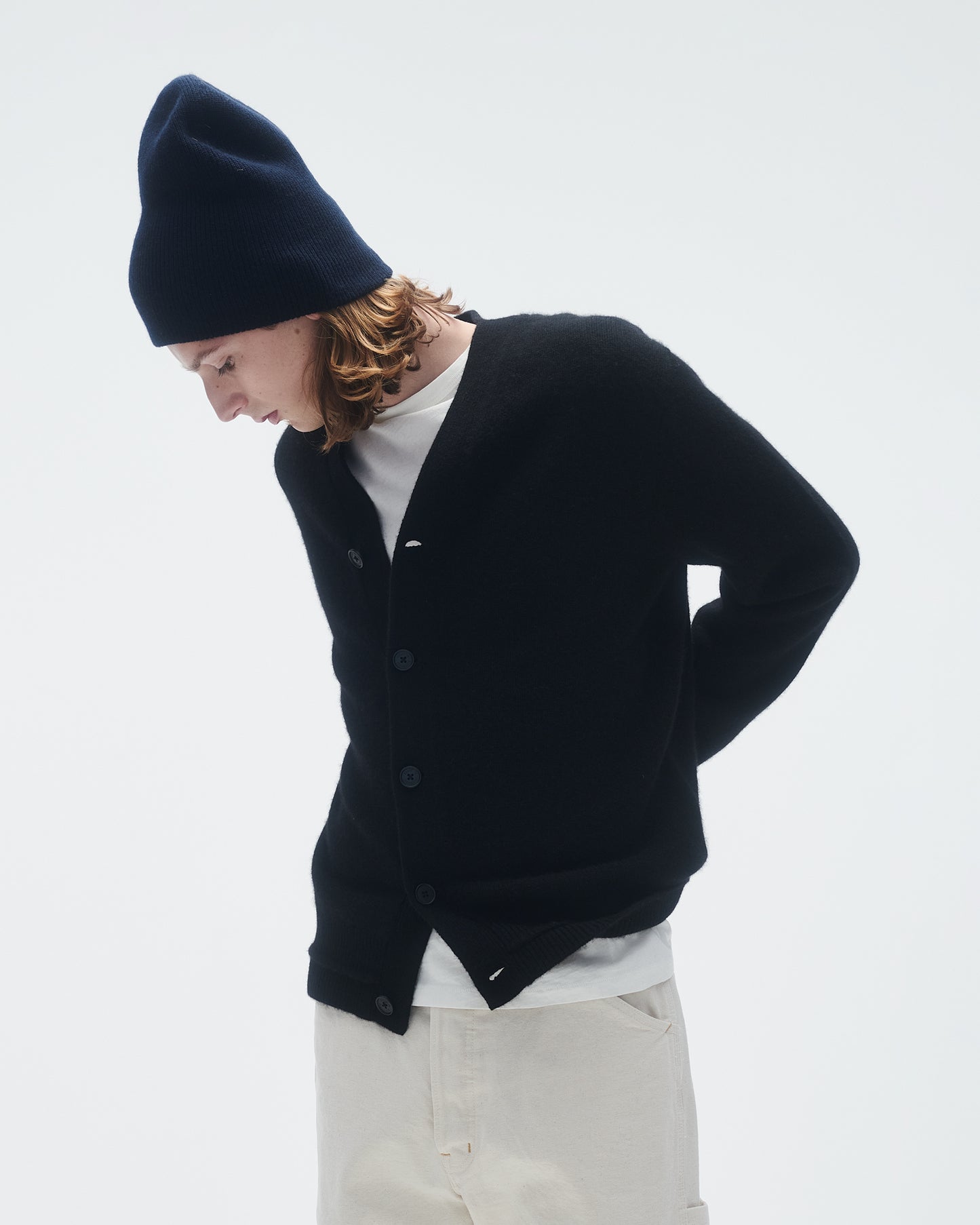 True Cardigan In Cashmere - Black