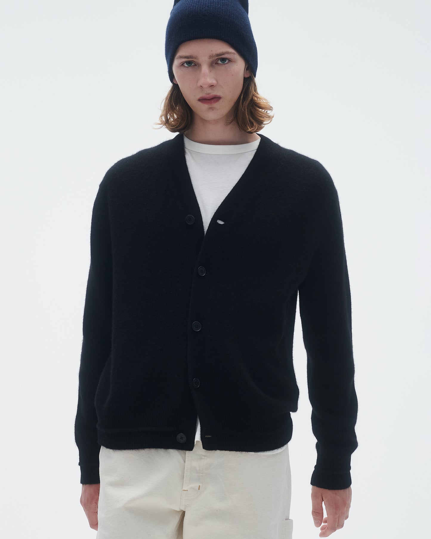 True Cardigan In Cashmere - Black