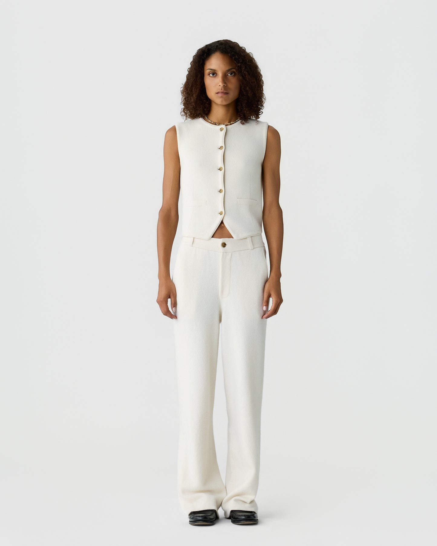 Tailored Trouser - Cream