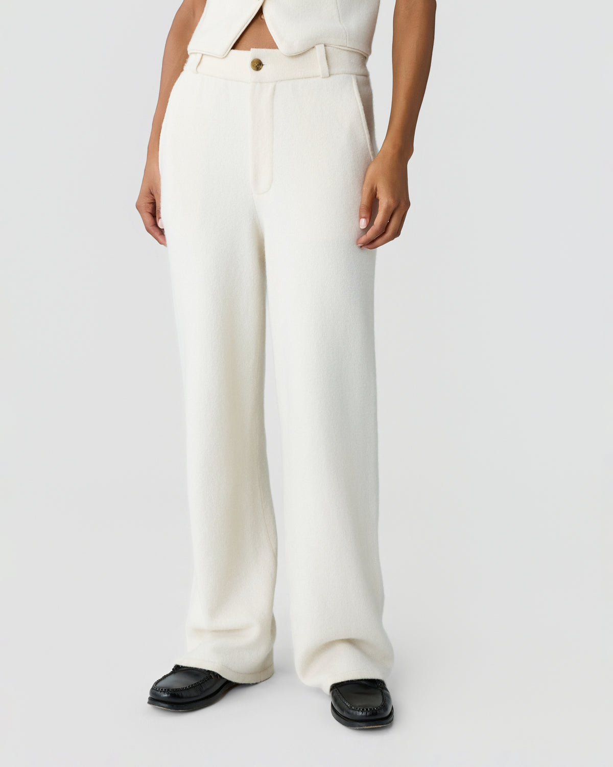 Tailored Trouser - Cream