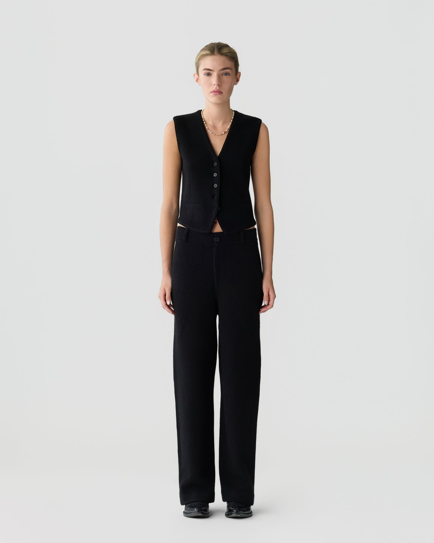 Tailored Vest - Black