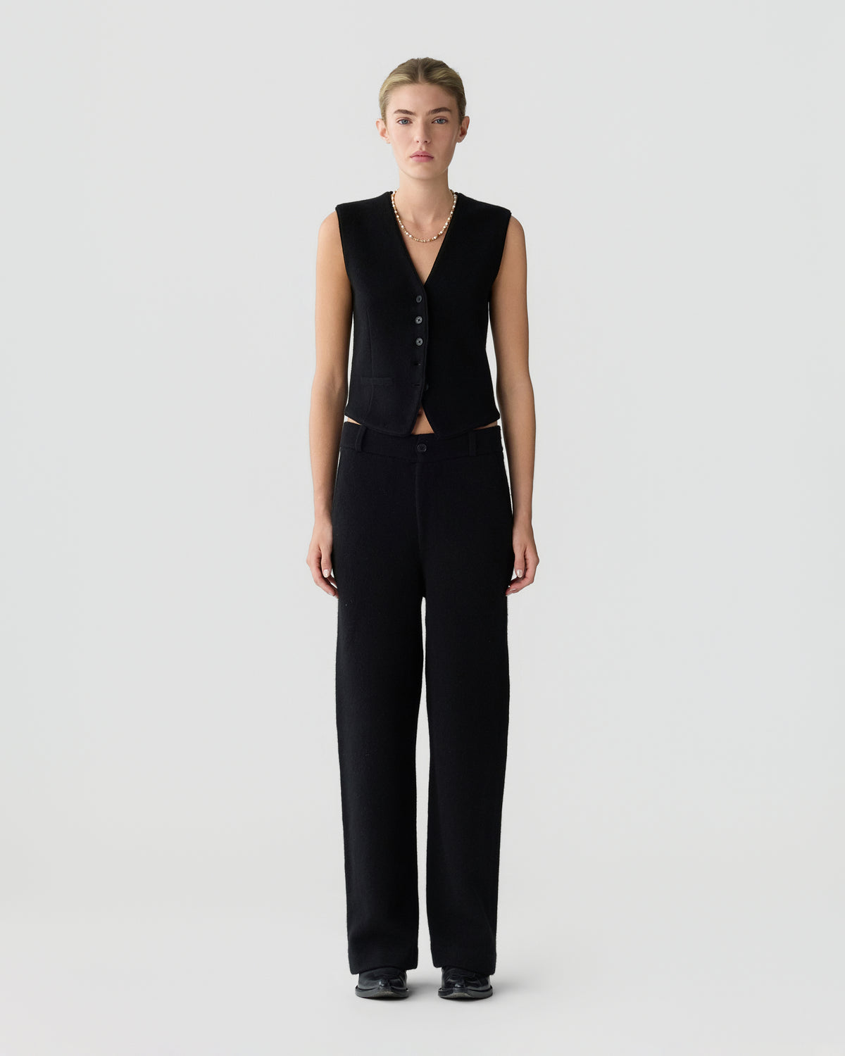 Tailored Vest - Black