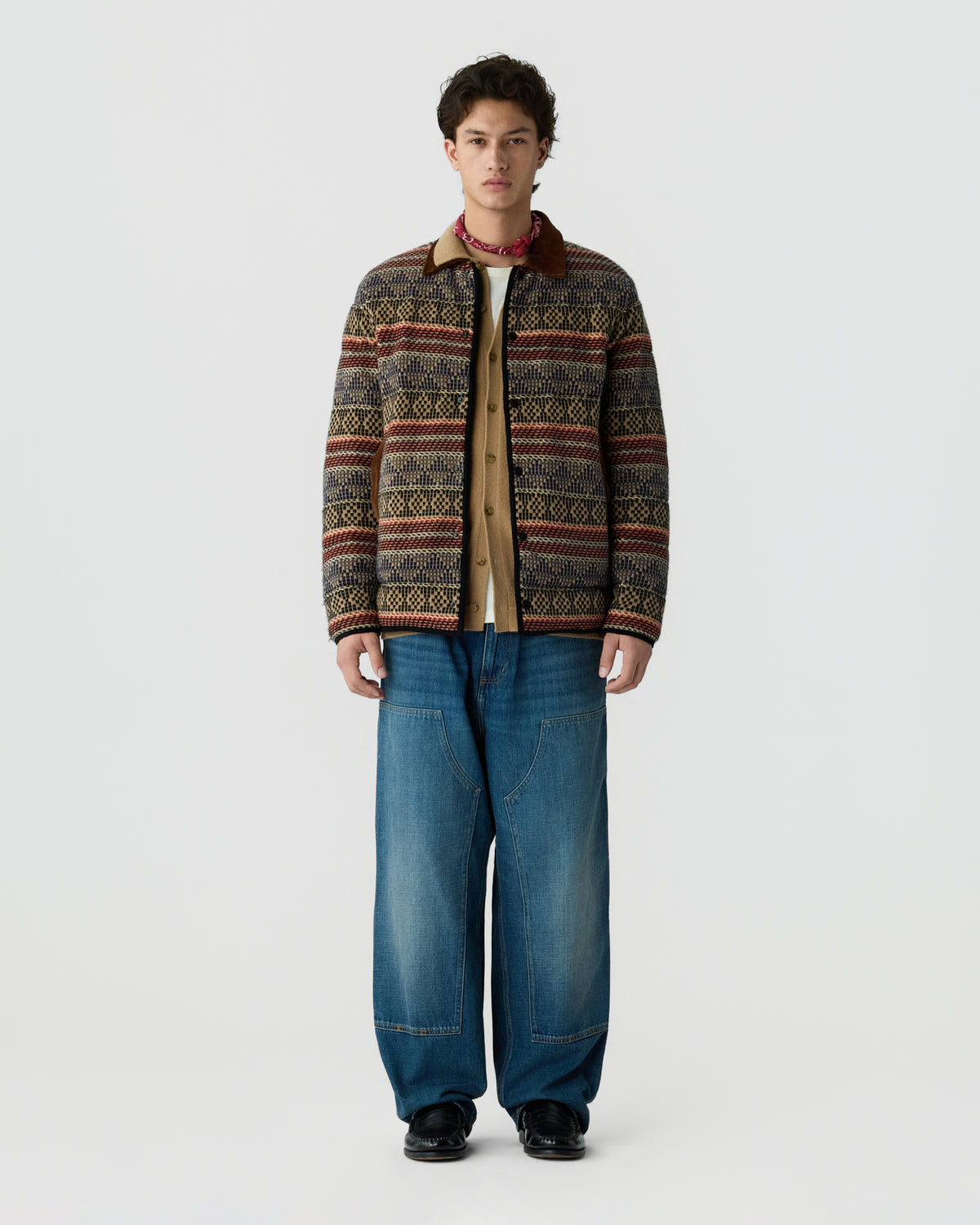 Tartan Bomber - Camel Combo