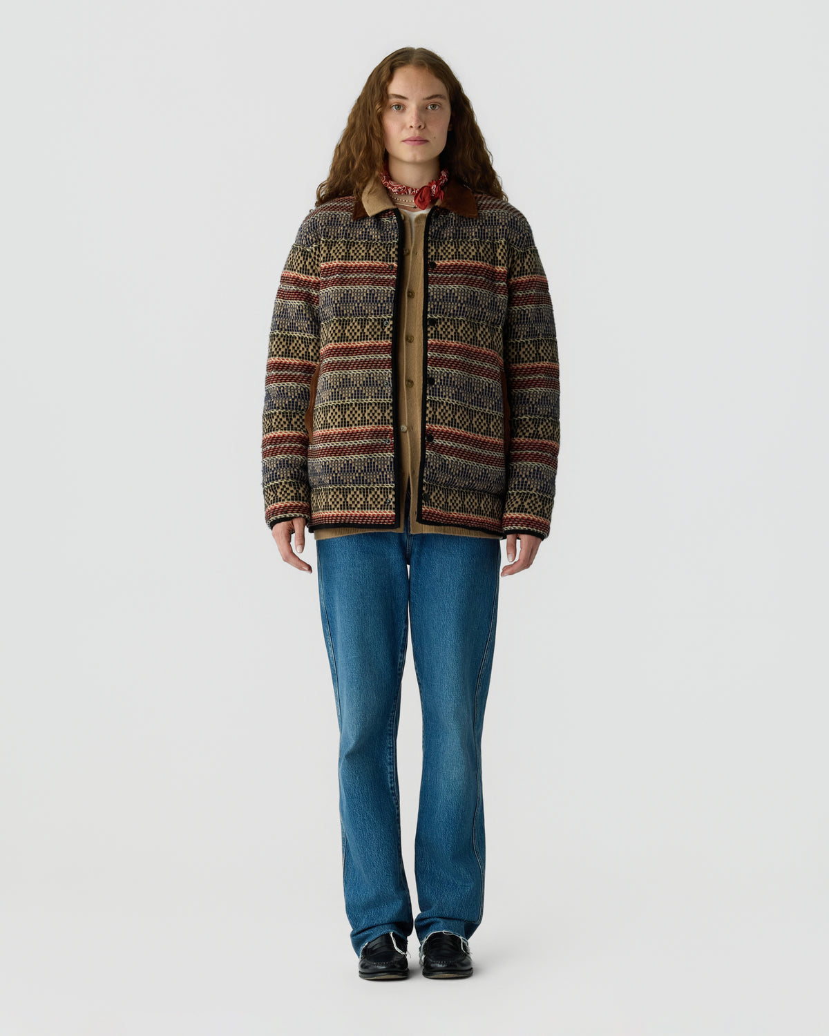 Tartan Bomber - Camel Combo