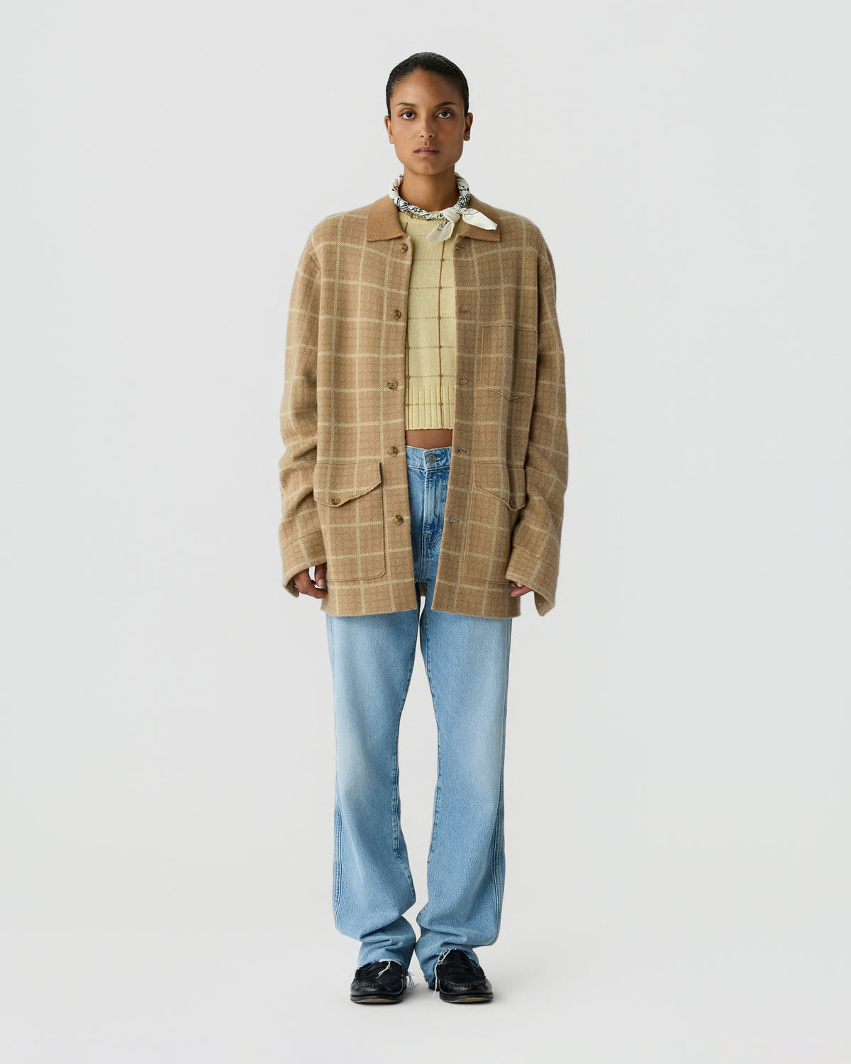 Tartan Industry Jacket - Camel Combo