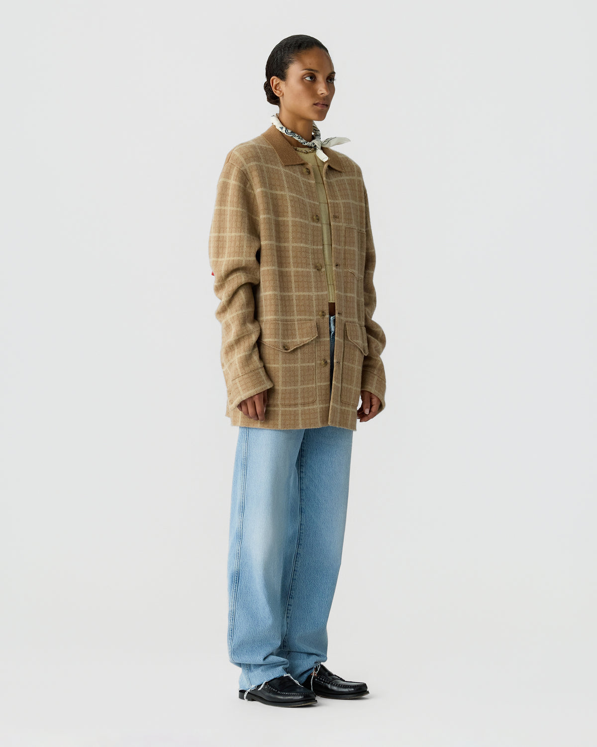 Tartan Industry Jacket - Camel Combo