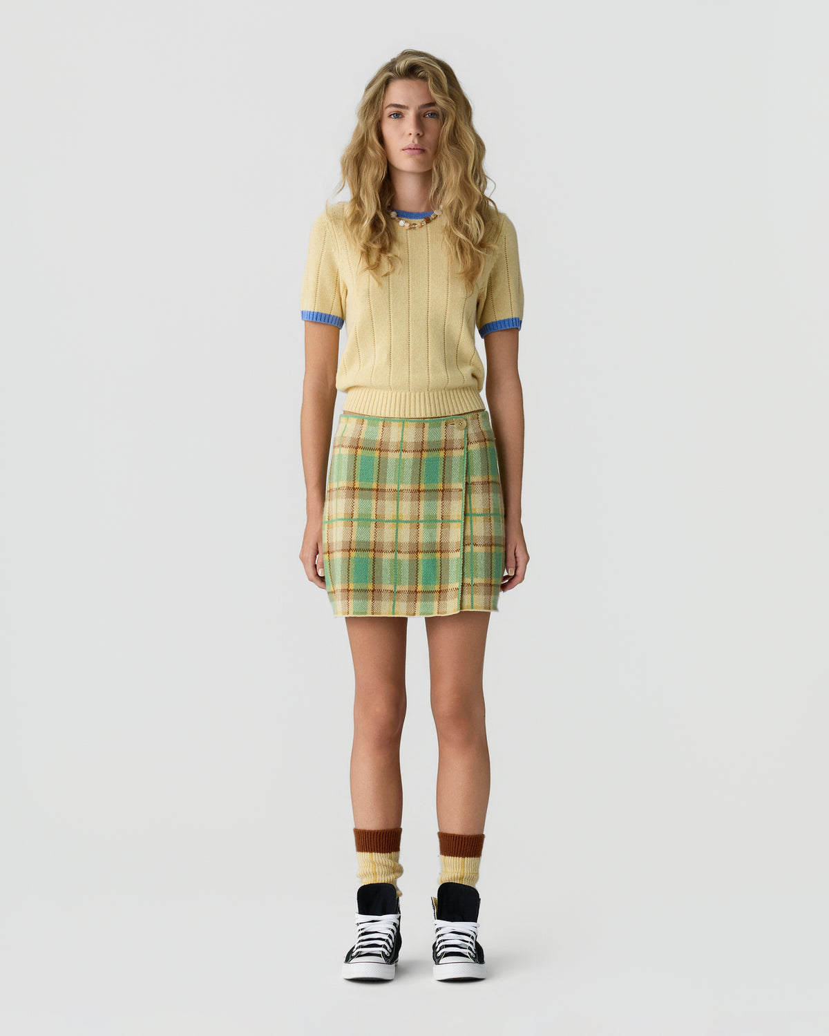 Tartan Mini Skirt - Highland Combo