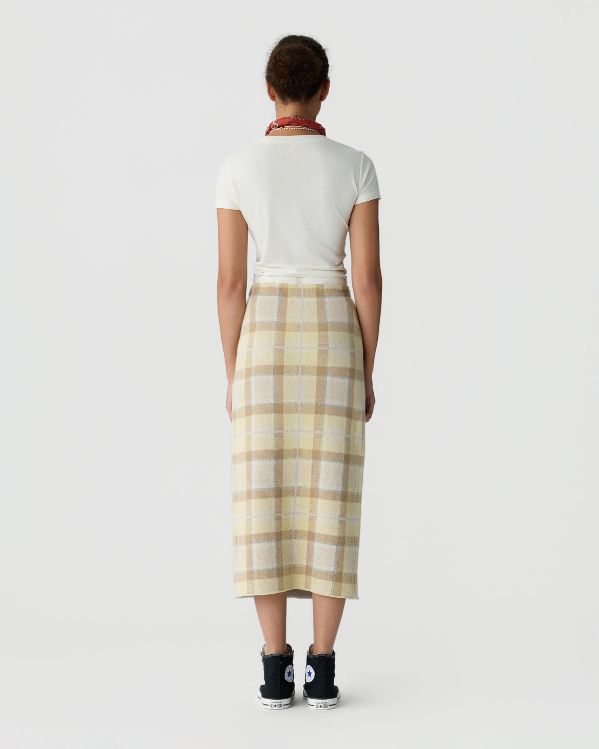 Tartan Wrap Skirt - Butter Combo