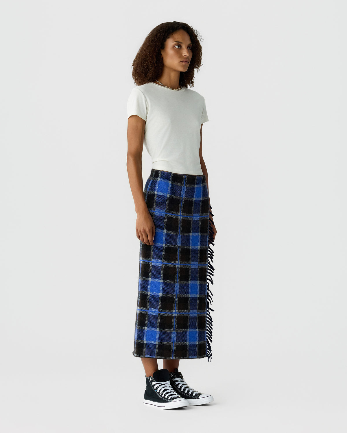 Tartan Wrap Skirt - Reservoir Combo
