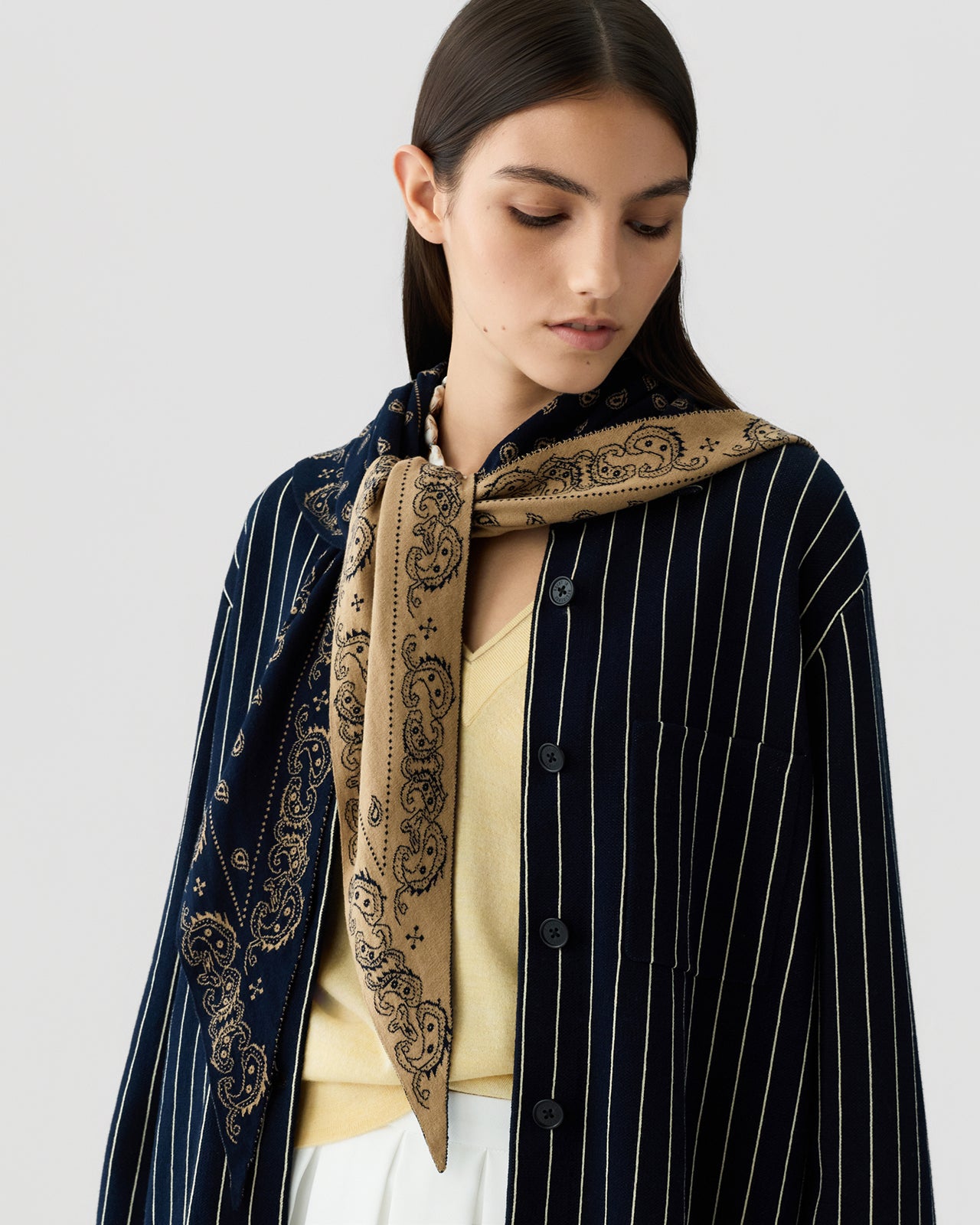 The Wild Rag - Navy/Camel