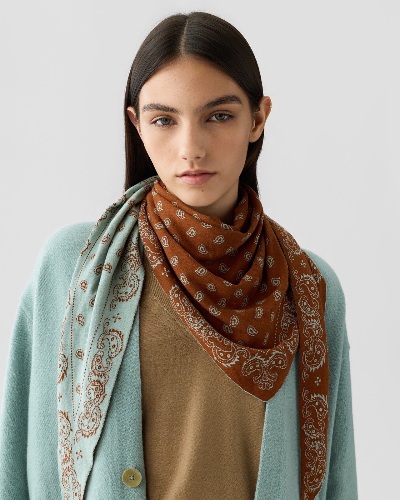 The Wild Rag - Sage Brush/Burnt Sienna