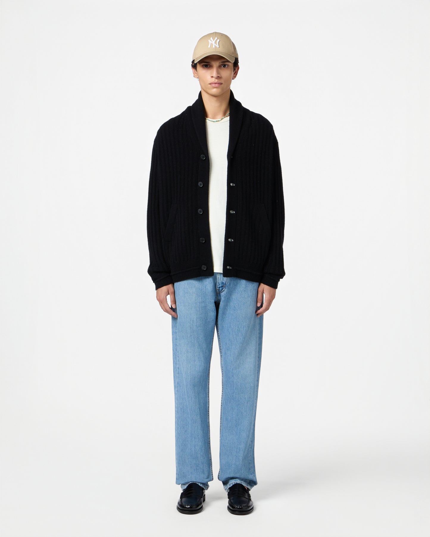 Varsity Cardigan - Black