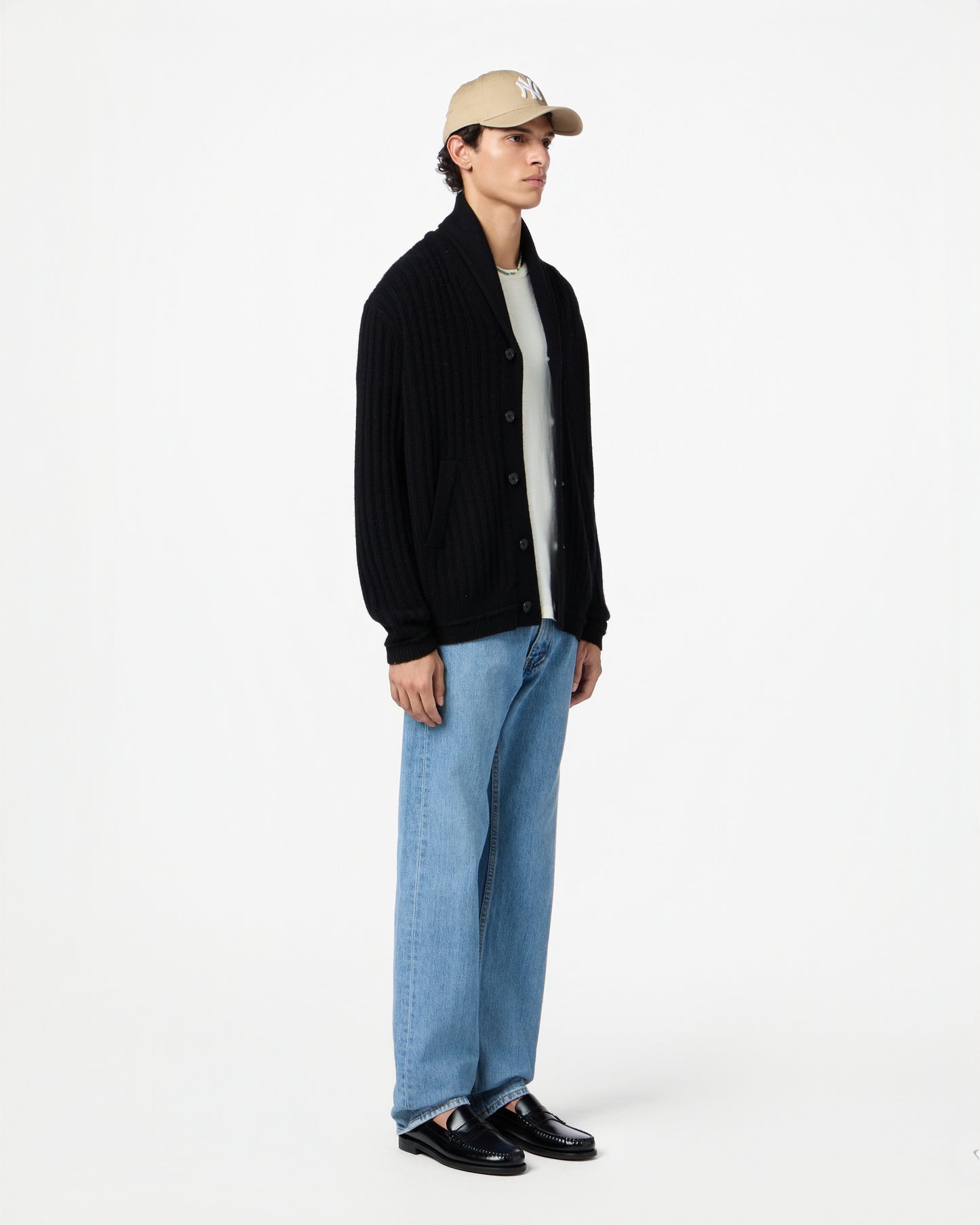 Varsity Cardigan - Black