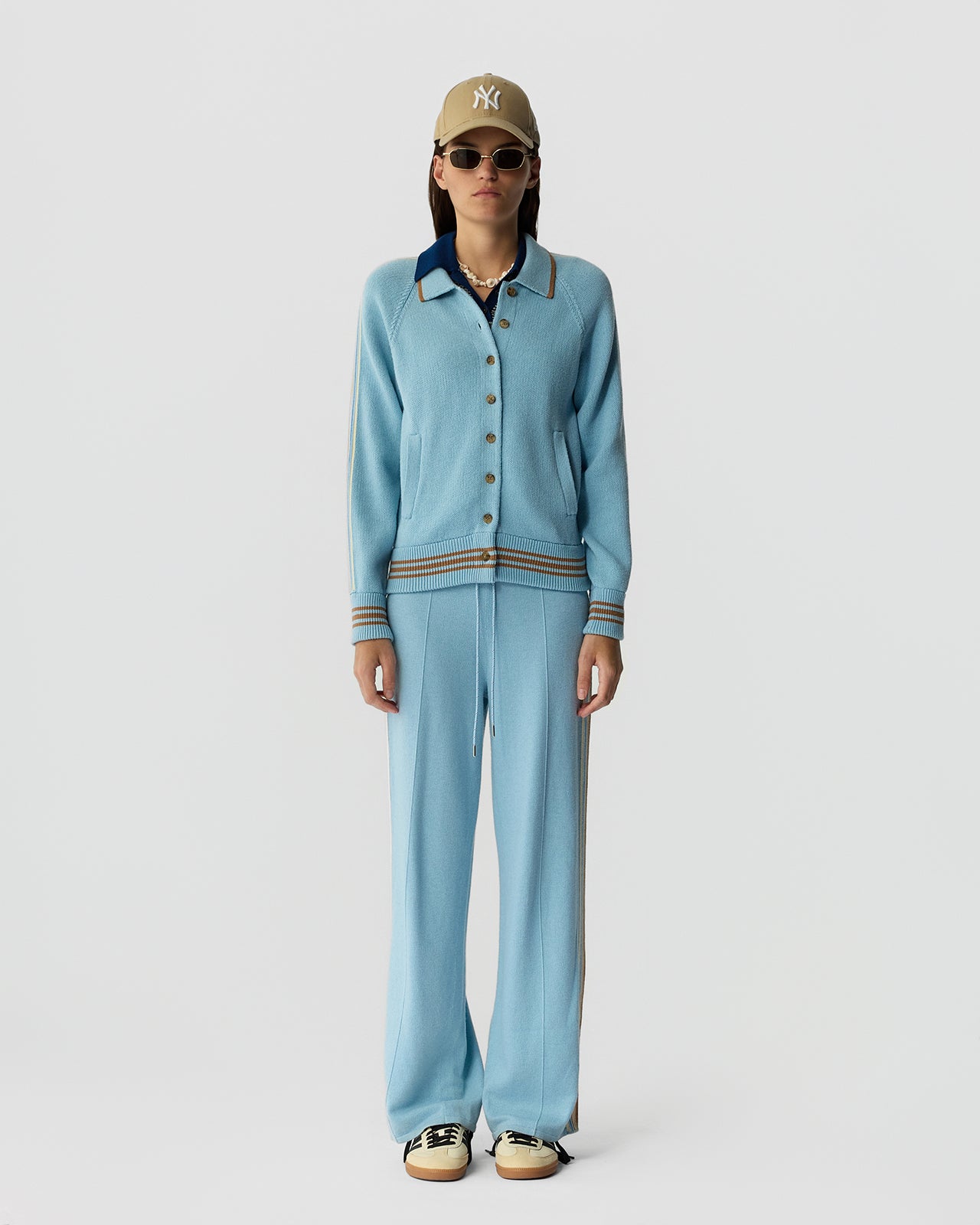 Varsity Jacket - Clear Sky