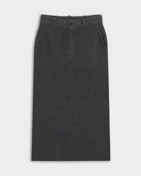 Venica Tailored pencil skirt 2 チャコールグレー Tailored Skirt - Charcoal – Guest In Residence