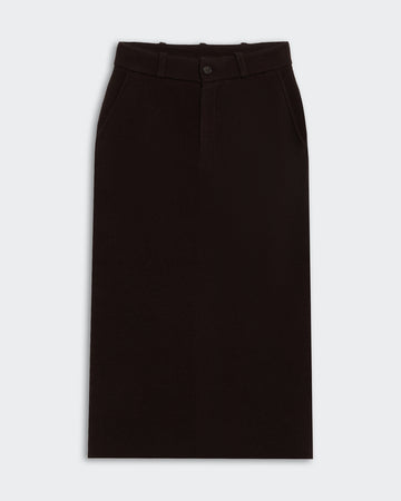 Tailored Skirt Burnt Cocoa