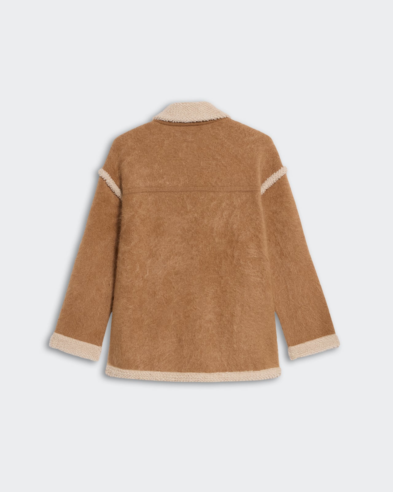 Guest in Residence Grizzly Jacket almond oatmeal back view