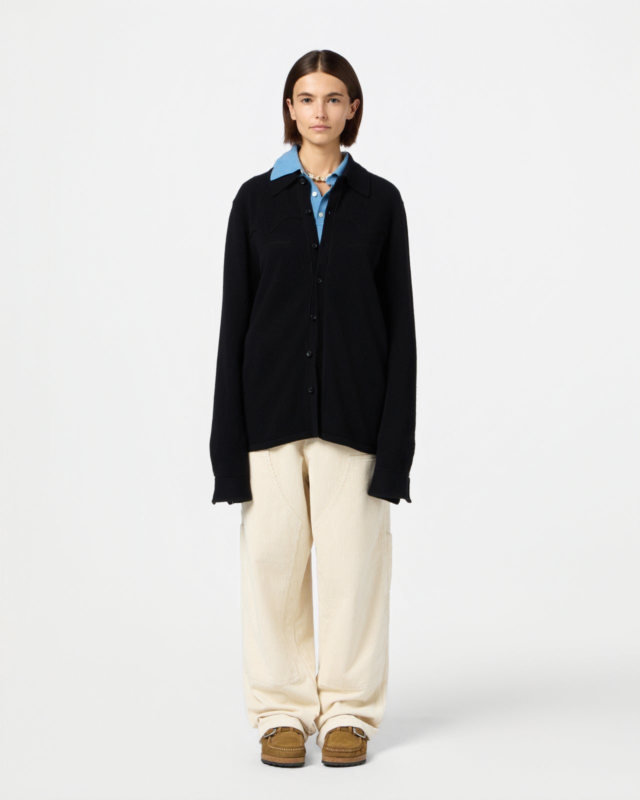 Western Button Up Shirt - Black