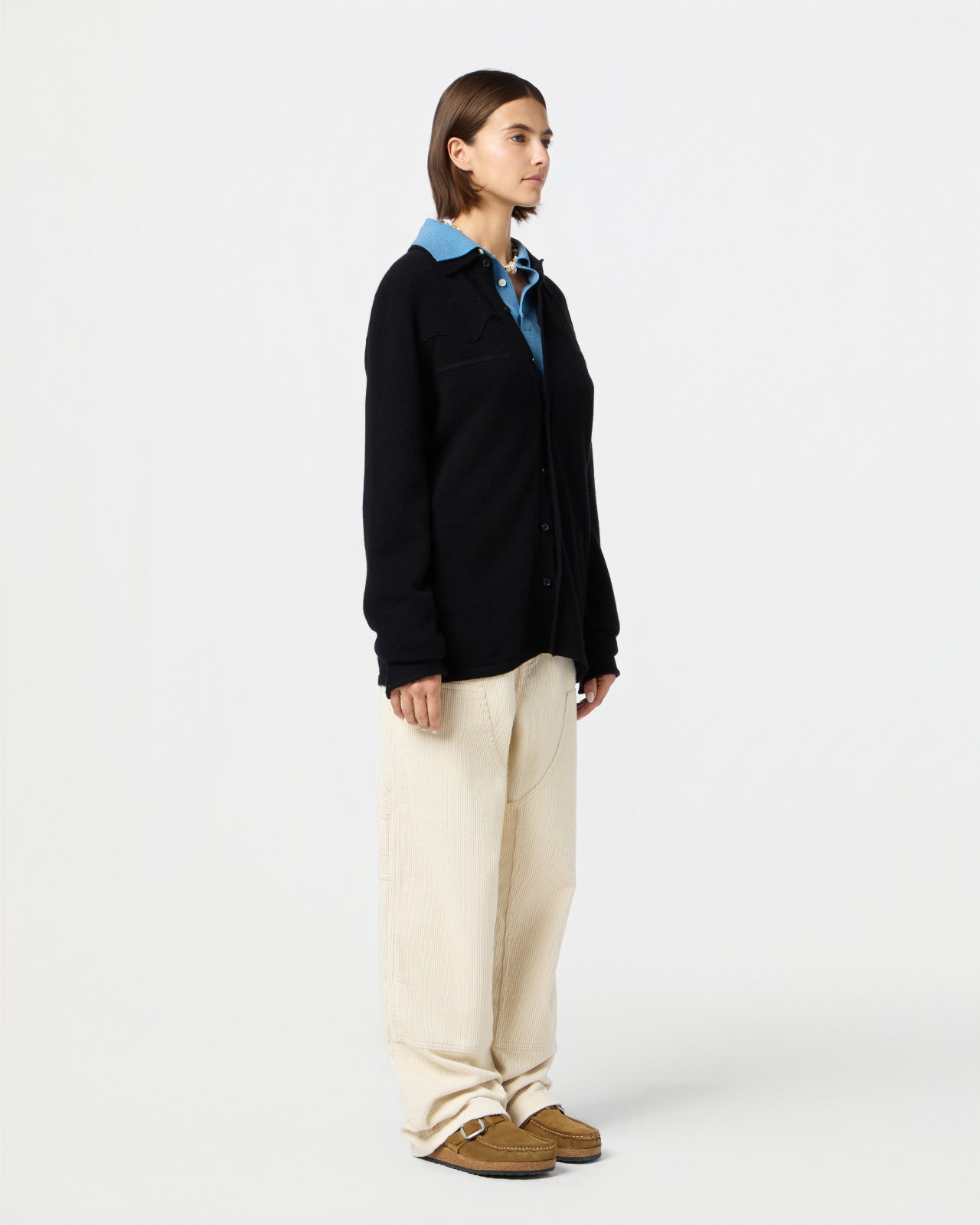 Western Button Up Shirt - Black