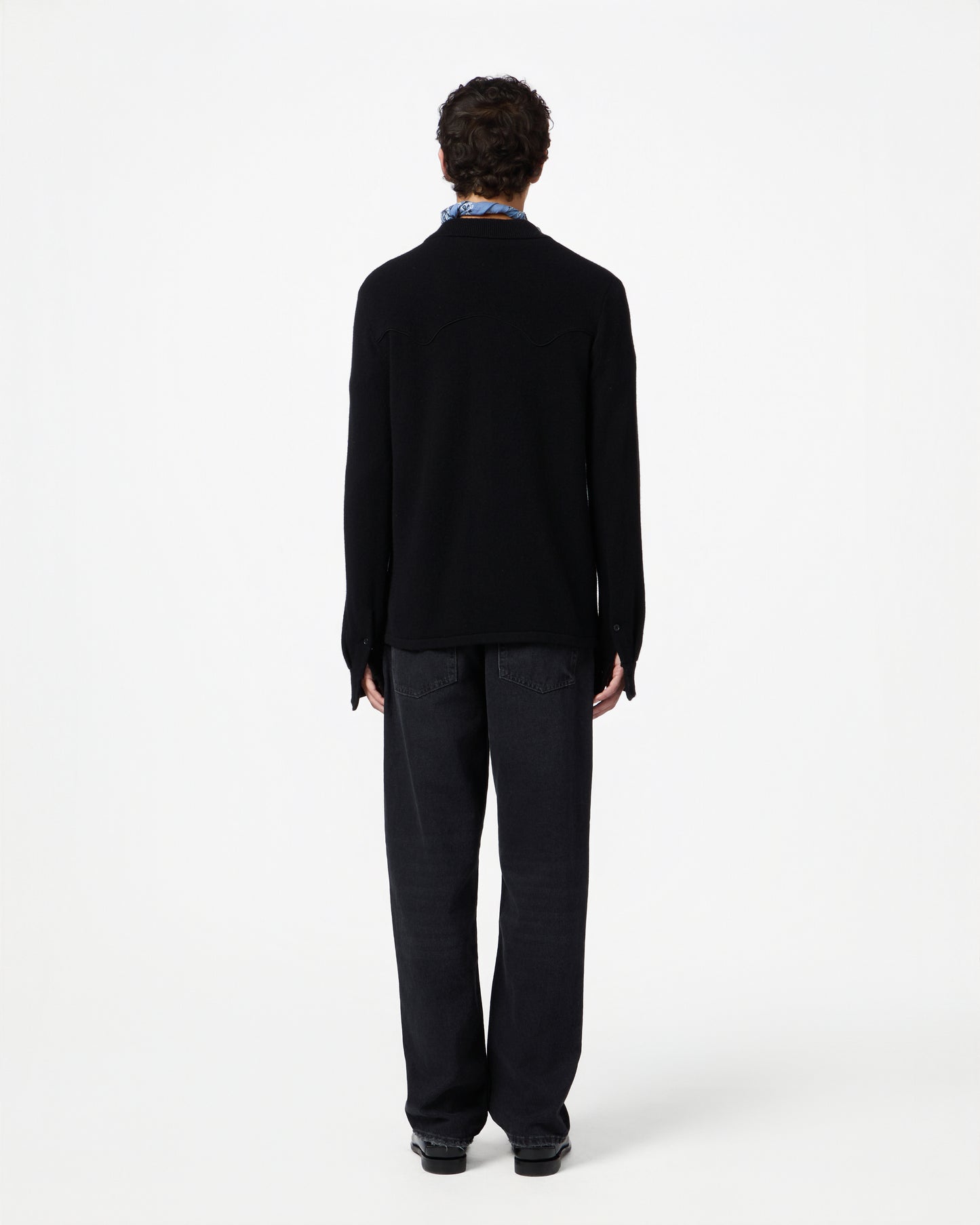 Western Button Up Shirt - Black