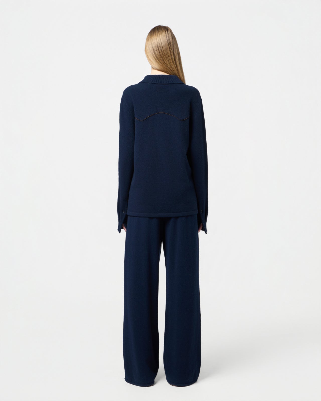 Western Button Up Shirt - Midnight