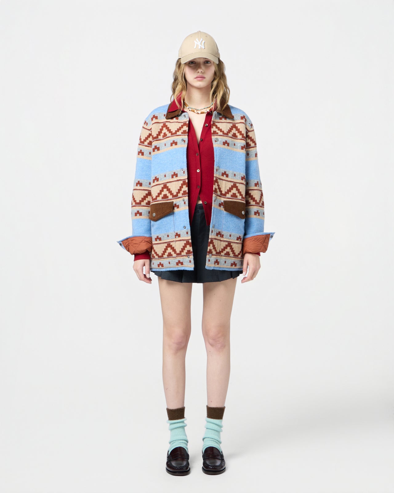 Western Industry Jacket - Heather Blue Combo