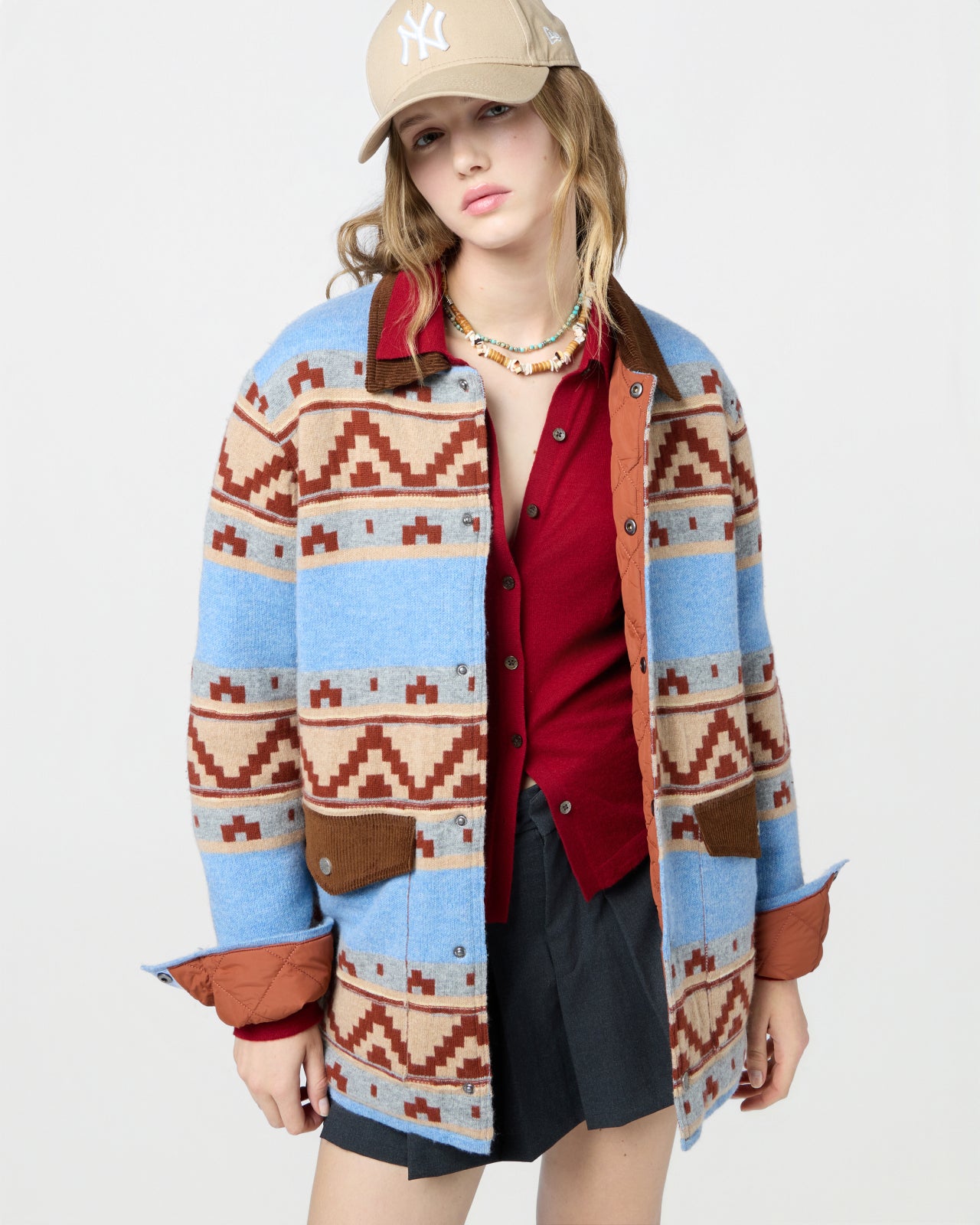 Western Industry Jacket - Heather Blue Combo