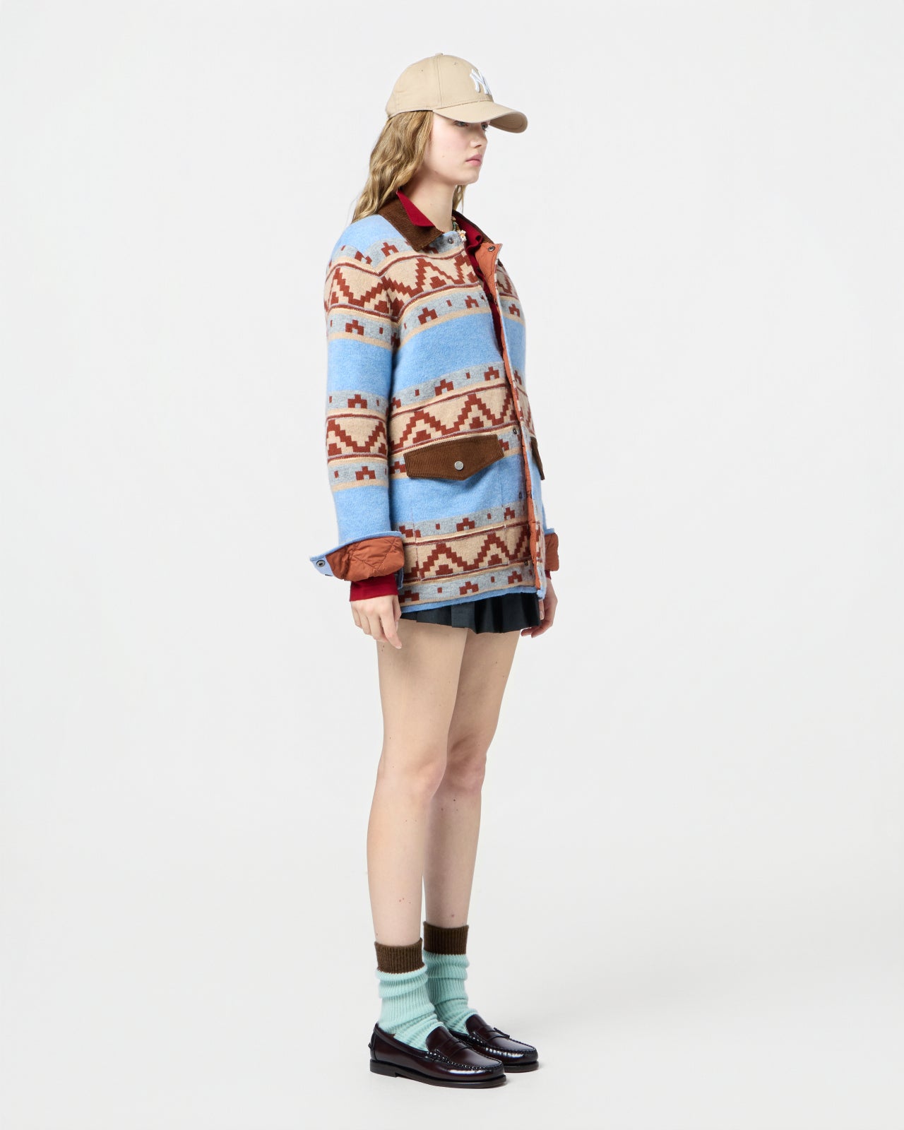 Western Industry Jacket - Heather Blue Combo