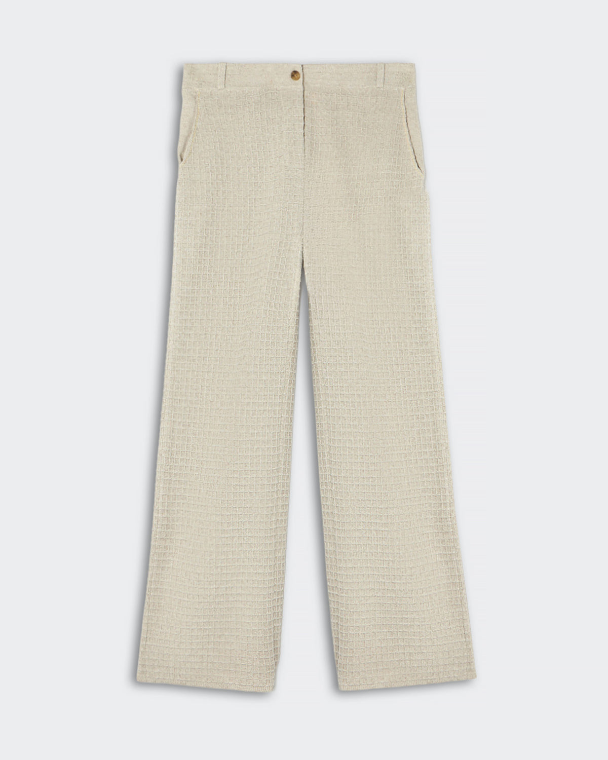Waffle Work Pant - Cream