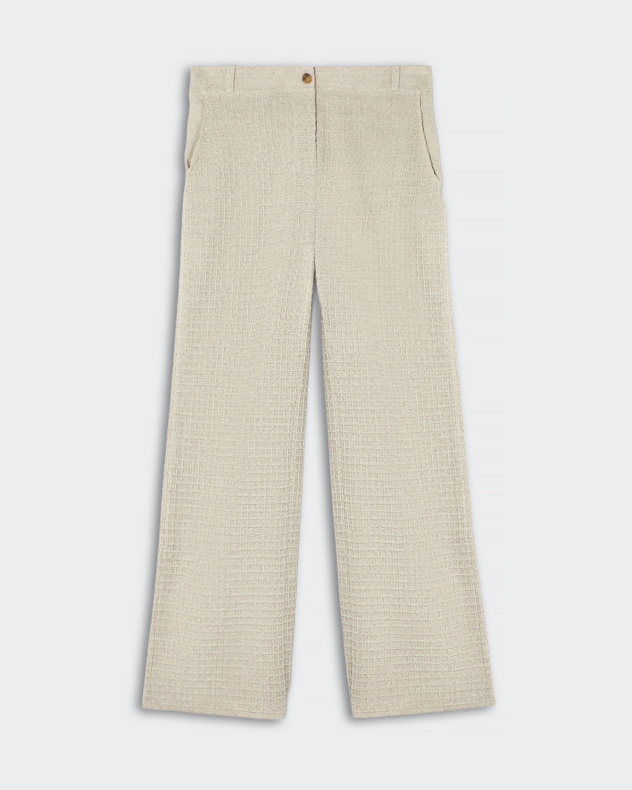Waffle Work Pant - Cream