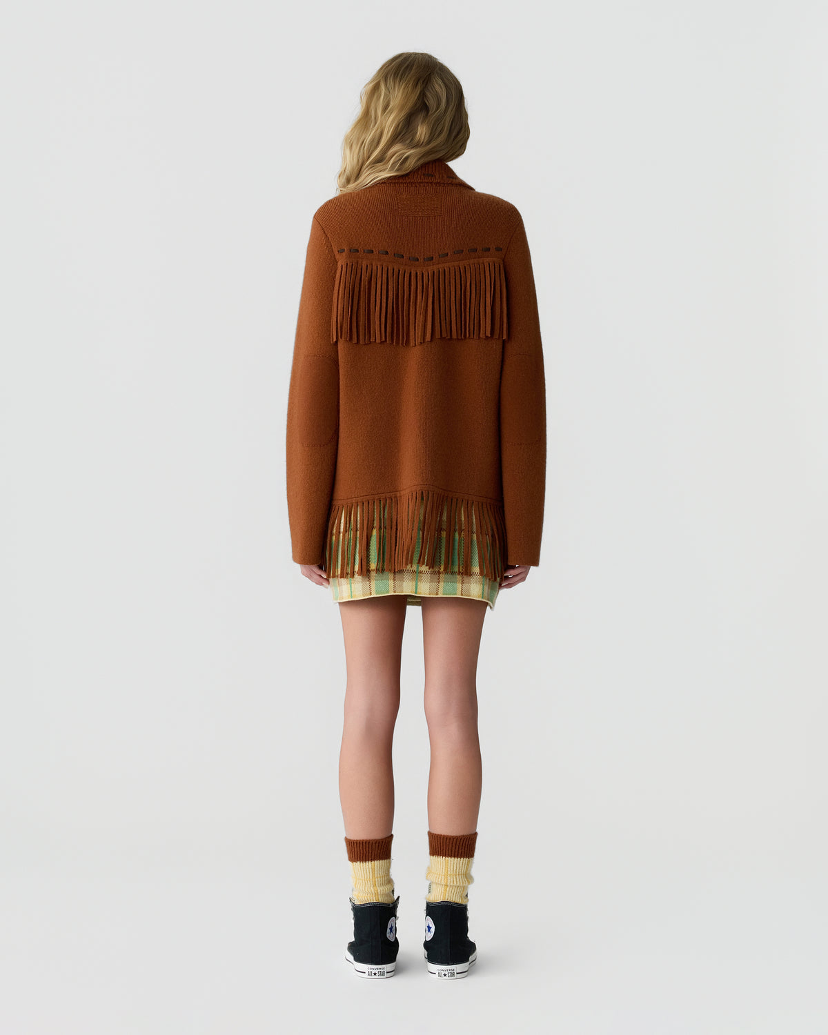 Western Fringe Jacket - Burnt Sienna